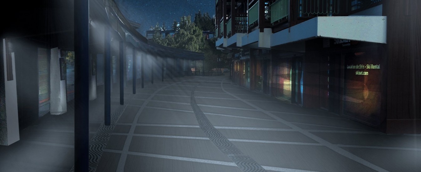 Requalification du village des Villards : mise en lumière des espaces publics