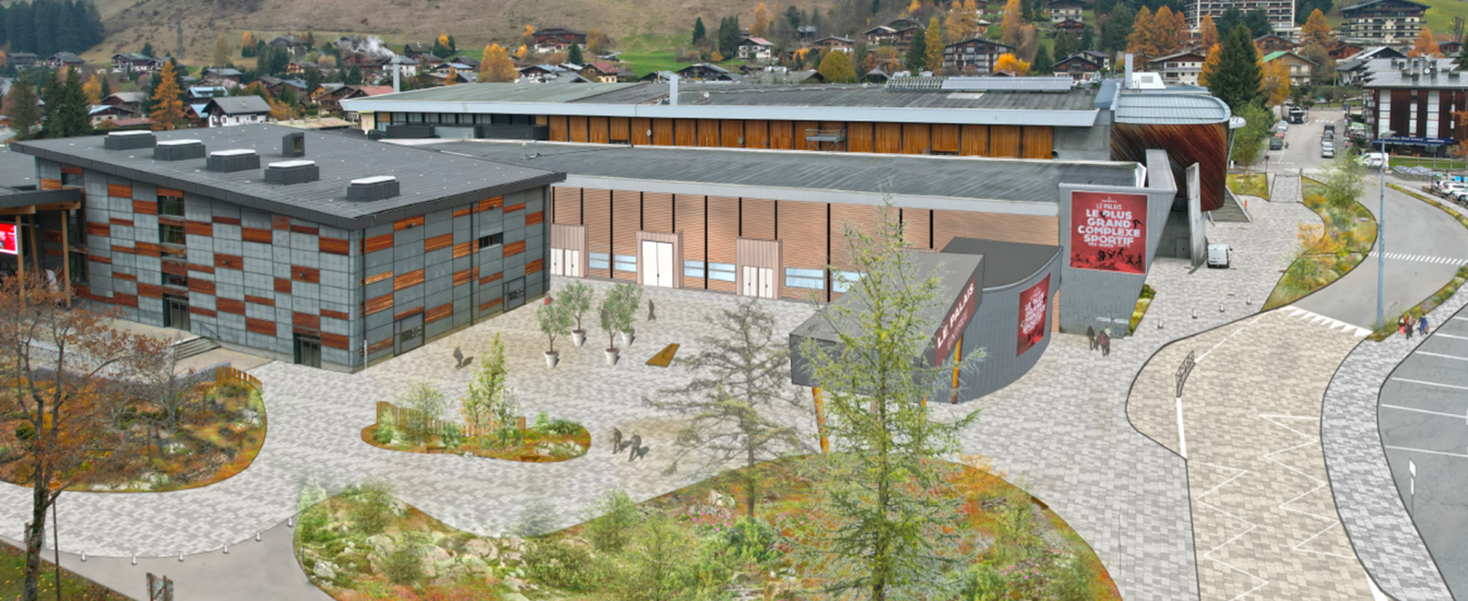 Etude de faisabilité pour la requalification du parvis du Palais • Megève (74)